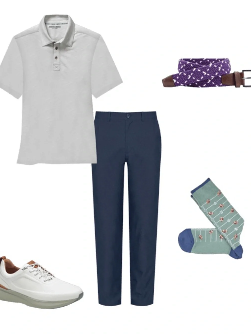 JOHNSTON & MURPHY men’s Vintage Slub Polo
